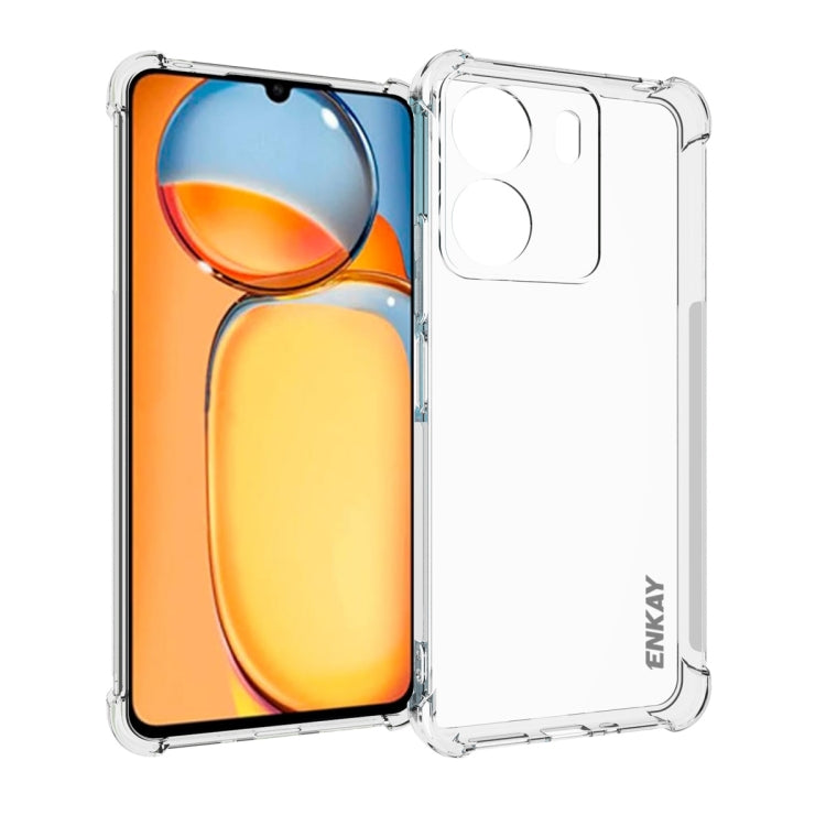 ENKAY Hat-Prince Transparent TPU Shockproof Phone Case, For Redmi A5 4G 171.7mm, For Redmi Note 14S 4G, For Redmi Note14 4G 164.84mm, For Xiaomi 15 Ultra, For Xiaomi Poco X7 Pro 5G, For Xiaomi Poco M7 Pro 5G, For Redmi Note 14 Pro 4G�������������������...