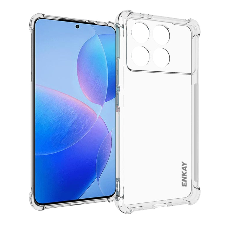 ENKAY Hat-Prince Transparent TPU Shockproof Phone Case, For Redmi A5 4G 171.7mm, For Redmi Note 14S 4G, For Redmi Note14 4G 164.84mm, For Xiaomi 15 Ultra, For Xiaomi Poco X7 Pro 5G, For Xiaomi Poco M7 Pro 5G, For Redmi Note 14 Pro 4G�������������������...