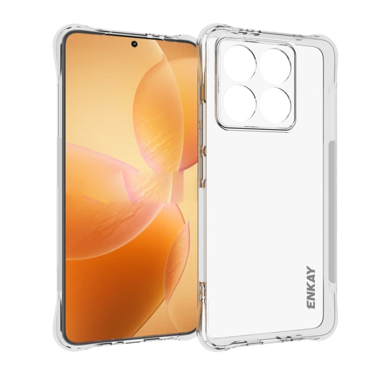 ENKAY Hat-Prince Transparent TPU Shockproof Phone Case, For Redmi A5 4G 171.7mm, For Redmi Note 14S 4G, For Redmi Note14 4G 164.84mm, For Xiaomi 15 Ultra, For Xiaomi Poco X7 Pro 5G, For Xiaomi Poco M7 Pro 5G, For Redmi Note 14 Pro 4G�������������������...