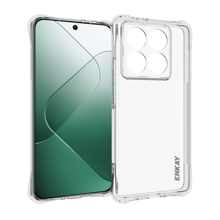 ENKAY Hat-Prince Transparent TPU Shockproof Phone Case, For Redmi A5 4G 171.7mm, For Redmi Note 14S 4G, For Redmi Note14 4G 164.84mm, For Xiaomi 15 Ultra, For Xiaomi Poco X7 Pro 5G, For Xiaomi Poco M7 Pro 5G, For Redmi Note 14 Pro 4G�������������������...