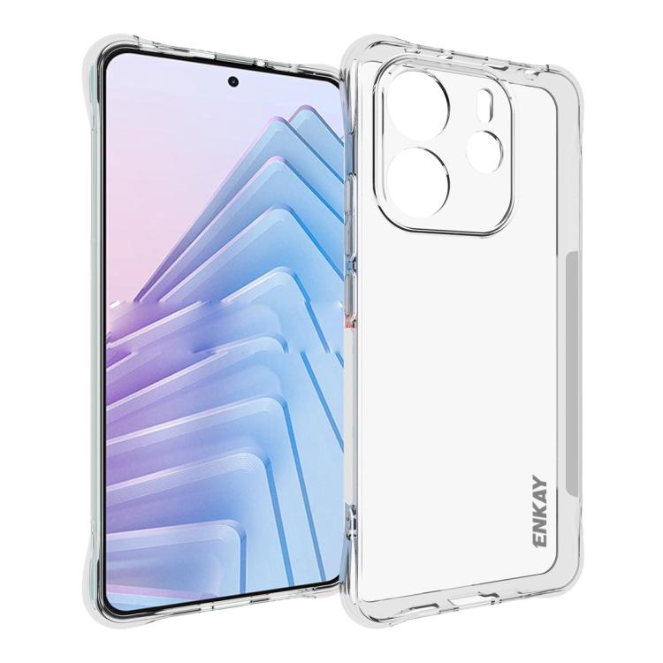 ENKAY Hat-Prince Transparent TPU Shockproof Phone Case, For Redmi A5 4G 171.7mm, For Redmi Note 14S 4G, For Redmi Note14 4G 164.84mm, For Xiaomi 15 Ultra, For Xiaomi Poco X7 Pro 5G, For Xiaomi Poco M7 Pro 5G, For Redmi Note 14 Pro 4G�������������������...