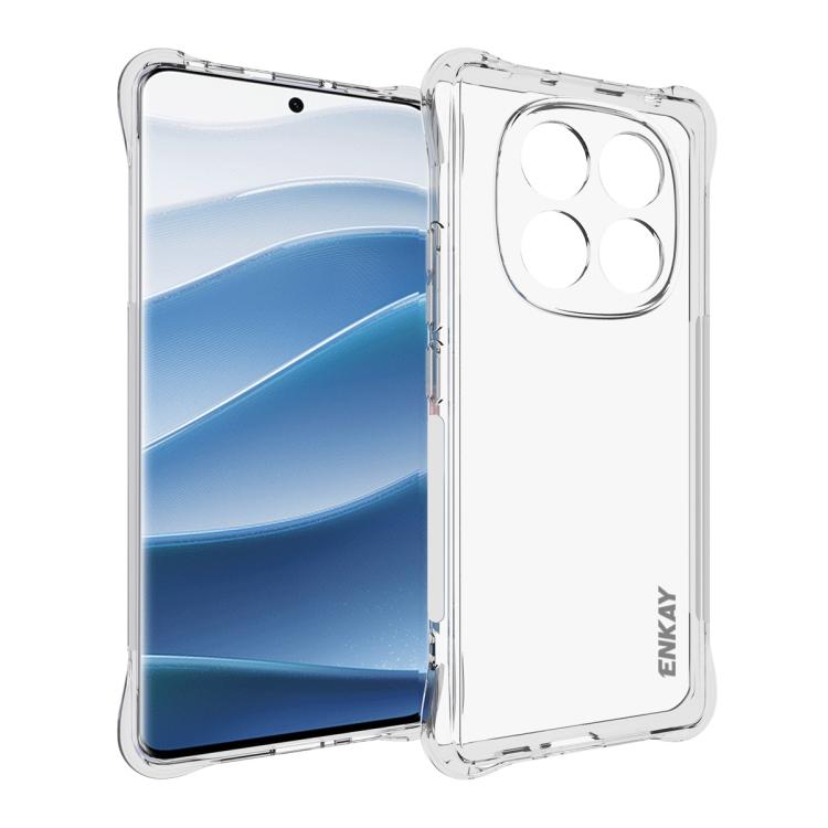 ENKAY Hat-Prince Transparent TPU Shockproof Phone Case, For Xiaomi 17T Pro5G, For Redmi 15a 5G, For Xiaomi 17T, For Xiaomi 17 Ultra, For Redmi Note 15 Pro 4G Global 163.2mm, For Redmi K90, For Redmi K90 Pro Max, For Redmi Note 15 Pro+ 5G Global 163.3mm...