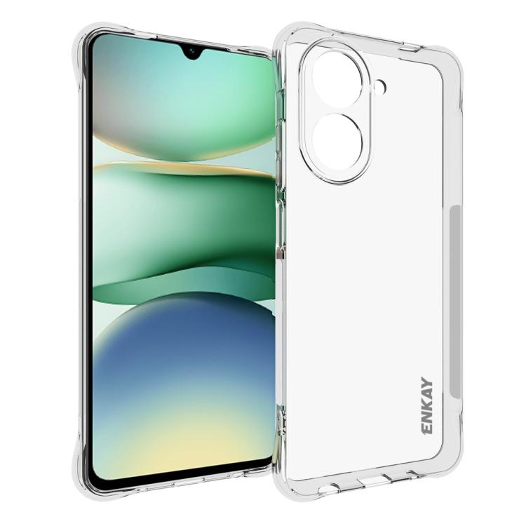 ENKAY Hat-Prince Transparent TPU Shockproof Phone Case, For Xiaomi 17T Pro5G, For Redmi 15a 5G, For Xiaomi 17T, For Xiaomi 17 Ultra, For Redmi Note 15 Pro 4G Global 163.2mm, For Redmi K90, For Redmi K90 Pro Max, For Redmi Note 15 Pro+ 5G Global 163.3mm...