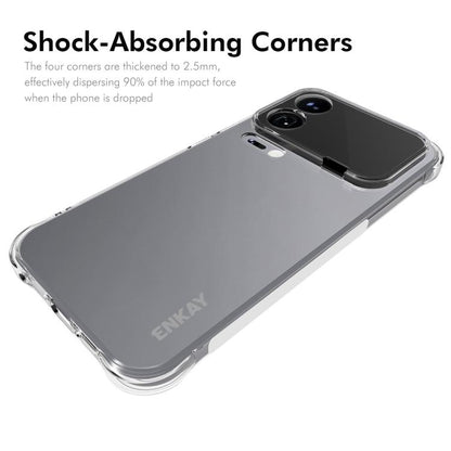 ENKAY Hat-Prince Transparent TPU Shockproof Phone Case