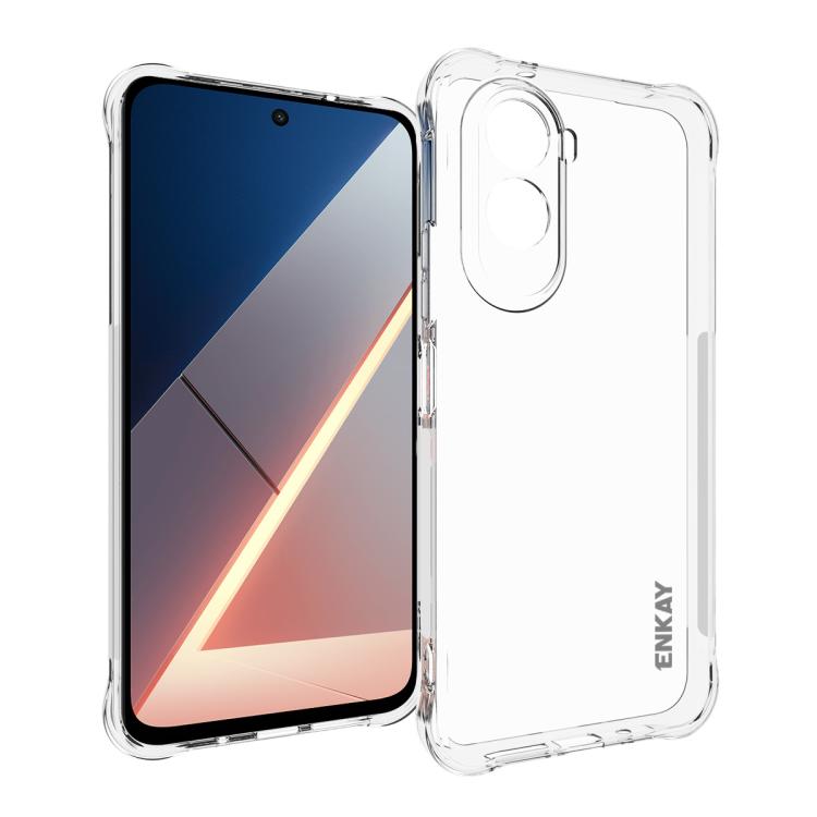 ENKAY Hat-Prince Transparent TPU Shockproof Phone Case, For Xiaomi 17T Pro5G, For Redmi 15a 5G, For Xiaomi 17T, For Xiaomi 17 Ultra, For Redmi Note 15 Pro 4G Global 163.2mm, For Redmi K90, For Redmi K90 Pro Max, For Redmi Note 15 Pro+ 5G Global 163.3mm...