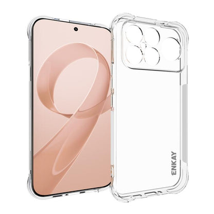 ENKAY Hat-Prince Transparent TPU Shockproof Phone Case, For Xiaomi 17T Pro5G, For Redmi 15a 5G, For Xiaomi 17T, For Xiaomi 17 Ultra, For Redmi Note 15 Pro 4G Global 163.2mm, For Redmi K90, For Redmi K90 Pro Max, For Redmi Note 15 Pro+ 5G Global 163.3mm...