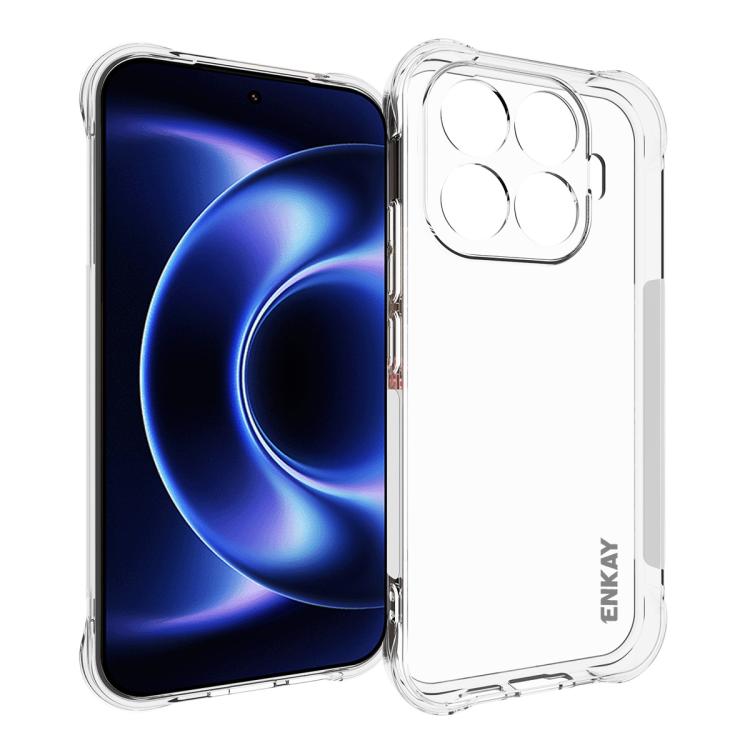 ENKAY Hat-Prince Transparent TPU Shockproof Phone Case, For Xiaomi 17T Pro5G, For Redmi 15a 5G, For Xiaomi 17T, For Xiaomi 17 Ultra, For Redmi Note 15 Pro 4G Global 163.2mm, For Redmi K90, For Redmi K90 Pro Max, For Redmi Note 15 Pro+ 5G Global 163.3mm...