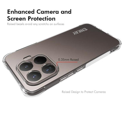 ENKAY Hat-Prince Transparent TPU Shockproof Phone Case, For Xiaomi 17T Pro5G, For Redmi 15a 5G, For Xiaomi 17T, For Xiaomi 17 Ultra, For Redmi Note 15 Pro 4G Global 163.2mm, For Redmi K90, For Redmi K90 Pro Max, For Redmi Note 15 Pro+ 5G Global 163.3mm...
