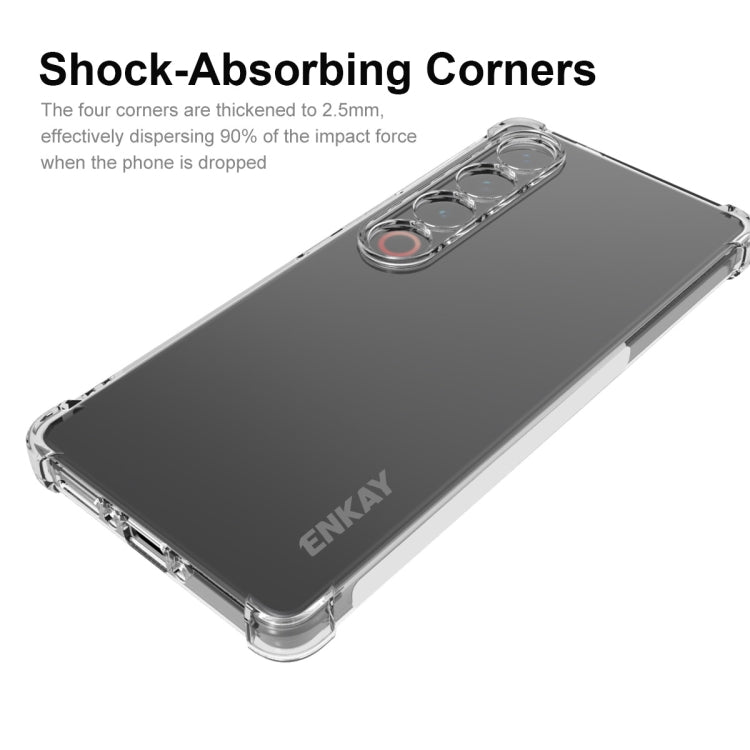 ENKAY Hat-Prince Transparent TPU Shockproof Phone Case, For Meizu 21 Pro, For Meizu 20, For Meizu 20 Pro