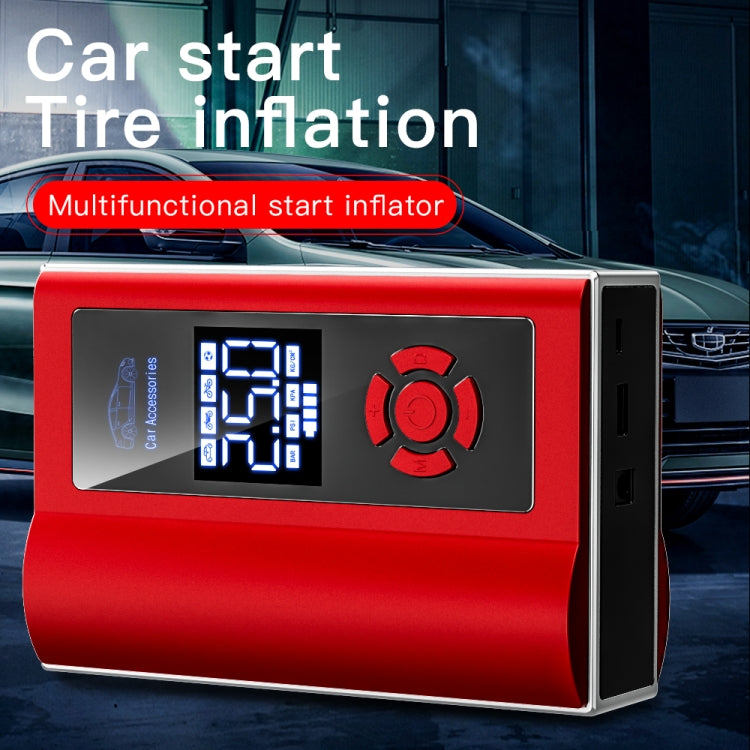Alimentation de secours multifonctionnelle portable Ai8 avec écran LCD, démarrage de voiture 12 V et pompe à air