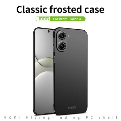 MOFI Micro-Frosted PC Ultra-thin Hard Phone Case, For Xiaomi Redmi Turbo 4 / Poco X7 Pro, For Xiaomi Redmi Note 14 Pro+, For Xiaomi Redmi Note 14 Pro 5G, For Xiaomi Redmi Note 14 Pro 4G, For Xiaomi Redmi Note 14 4G 163.25mm, For Xiaomi Redmi Note 14 5G...