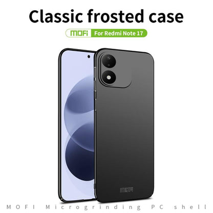 MOFI Micro-Frosted PC Ultra-thin Hard Phone Case, For Redmi Note 17 4G / 5G Global 169.7mm, For Redmi Note 17 Pro 5G Global 163.5mm, For Redmi K90 Max 5G, For Redmi Turbo 5 Max 5G, For Redmi Turbo 5 / Poco X8 Pro, For Redmi K90 Pro Max / Poco F8 Ultra ...