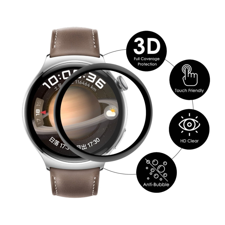 For Huawei Watch 4 ENKAY 3D Full Coverage Soft PC Edge + PMMA HD Screen Protector Film, 1pcs, 2pcs, 5pcs, 10pcs