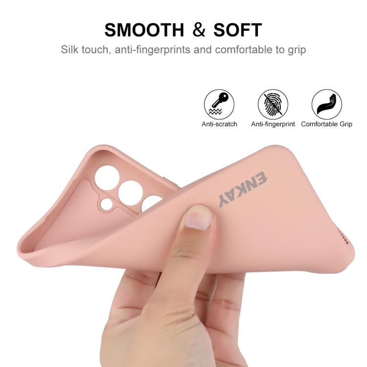 ENKAY Hat-Prince Liquid Silicone Shockproof Soft Phone Case, For Samsung Galaxy A17 / A26 5G, For Samsung Galaxy A56 5G, For Samsung Galaxy A36 5G, For Samsung Galaxy A54