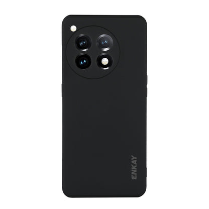 ENKAY Liquid Silicone Soft Shockproof Phone Case, For OnePlus Ace 3 Pro, For OnePlus Nord CE4, For OnePlus 12, For OnePlus 11