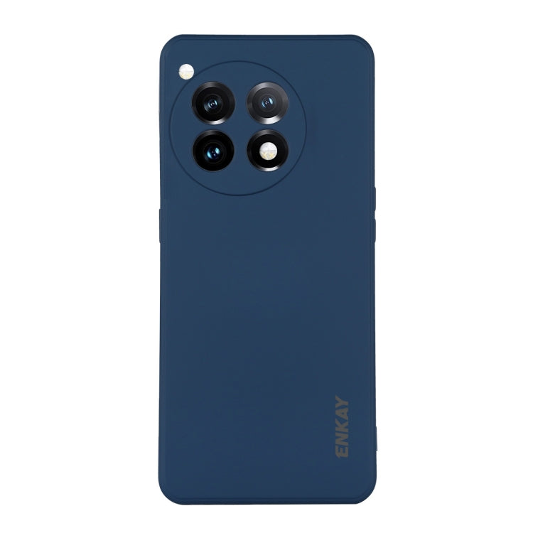ENKAY Liquid Silicone Soft Shockproof Phone Case, For OnePlus Ace 3 Pro, For OnePlus Nord CE4, For OnePlus 12, For OnePlus 11