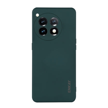 ENKAY Liquid Silicone Soft Shockproof Phone Case, For OnePlus Ace 3 Pro, For OnePlus Nord CE4, For OnePlus 12, For OnePlus 11