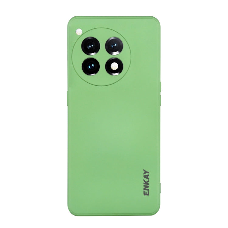 ENKAY Liquid Silicone Soft Shockproof Phone Case, For OnePlus Ace 3 Pro, For OnePlus Nord CE4, For OnePlus 12, For OnePlus 11
