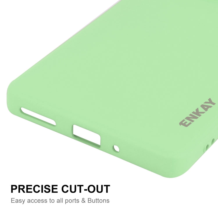 ENKAY Liquid Silicone Soft Shockproof Phone Case, For OnePlus Ace 3 Pro, For OnePlus Nord CE4, For OnePlus 12, For OnePlus 11