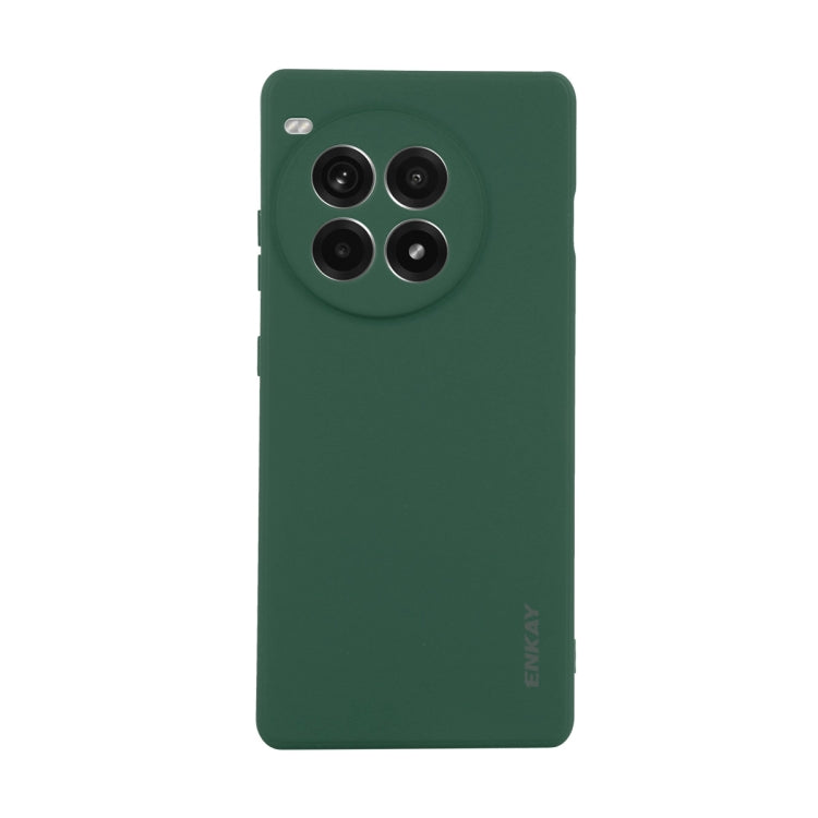 ENKAY Liquid Silicone Soft Shockproof Phone Case, For OnePlus Ace 3 Pro, For OnePlus Nord CE4, For OnePlus 12, For OnePlus 11