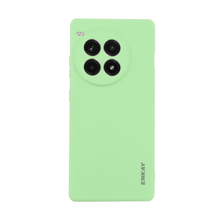ENKAY Liquid Silicone Soft Shockproof Phone Case, For OnePlus Ace 3 Pro, For OnePlus Nord CE4, For OnePlus 12, For OnePlus 11