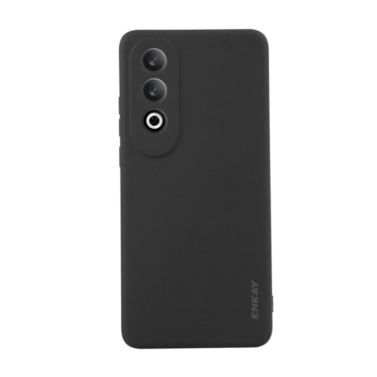 ENKAY Liquid Silicone Soft Shockproof Phone Case, For OnePlus Ace 3 Pro, For OnePlus Nord CE4, For OnePlus 12, For OnePlus 11