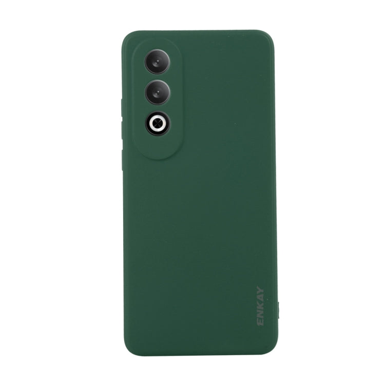 ENKAY Liquid Silicone Soft Shockproof Phone Case, For OnePlus Ace 3 Pro, For OnePlus Nord CE4, For OnePlus 12, For OnePlus 11