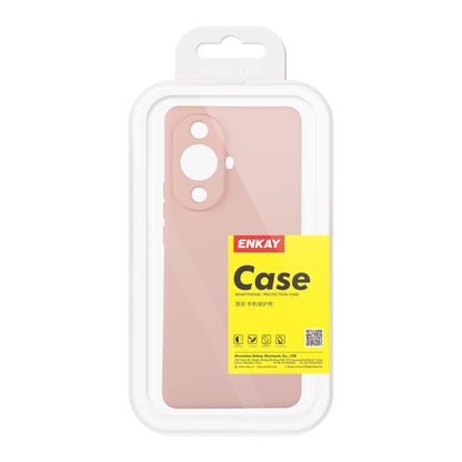 ENKAY Liquid Silicone Phone Case with Tempered Glass Film, For Huawei Nova 11