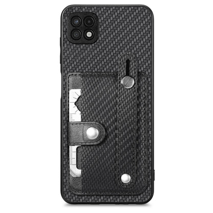 Wristband Kickstand Wallet Back Phone Case with Tool Knife