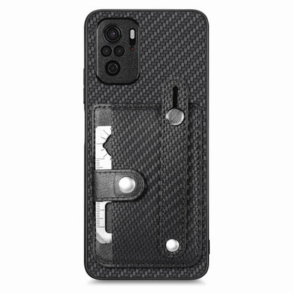 Wristband Kickstand Card Wallet Back Phone Case with Tool Knife