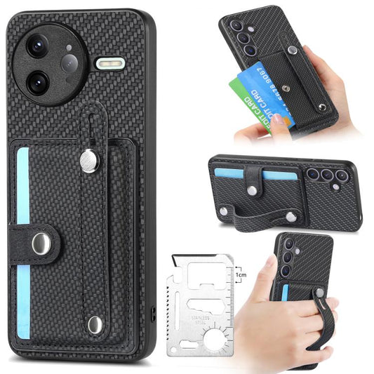 Wristband Kickstand Card Wallet Back Phone Case with Tool Knife, For Redmi K80 Pro / Poco F7 Ultra, For Redmi K80 / Poco F7 Pro, For Redmi Turbo 4, For Xiaomi Poco X7 Pro, For Xiaomi 15 Pro, For Xiaomi 15, For Redmi Note 14 5G, For Redmi Note 14 Pro+ 5...