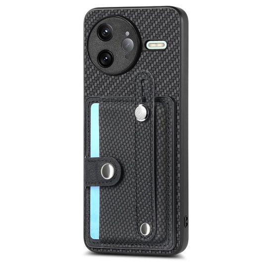 Wristband Kickstand Card Wallet Back Phone Case with Tool Knife