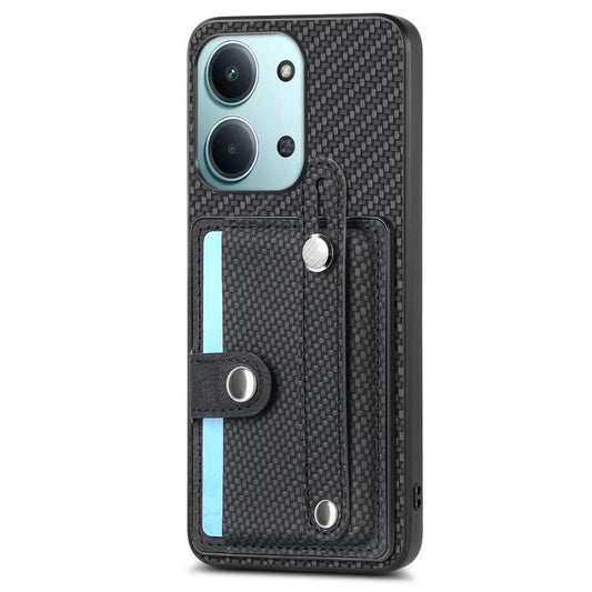 Wristband Kickstand Card Wallet Back Phone Case with Tool Knife