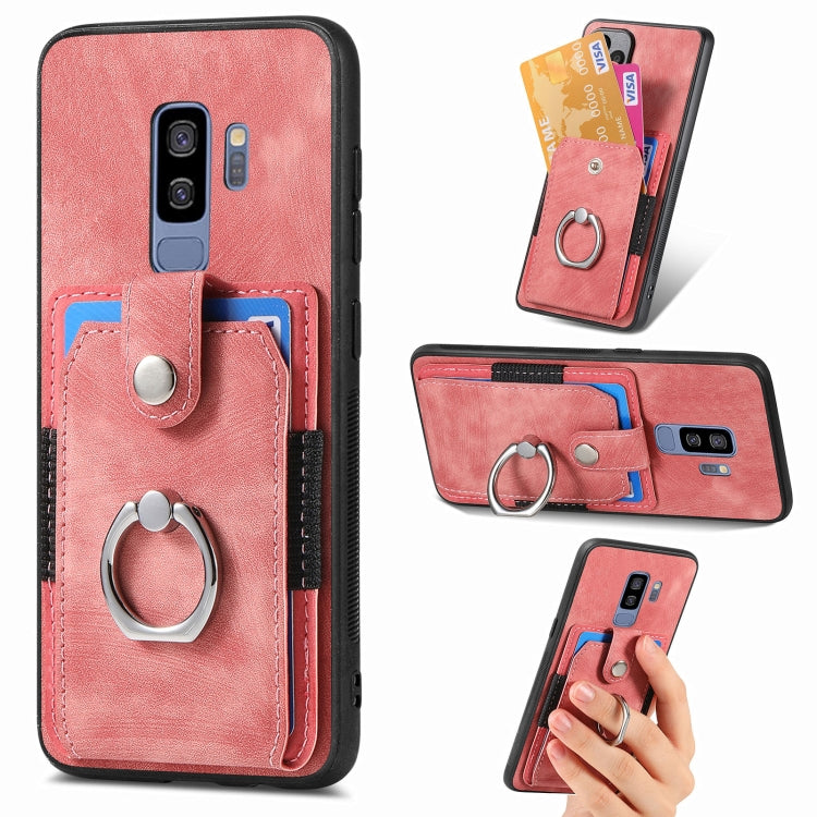 Retro Skin-feel Ring Card Wallet Phone Case, For Samsung Galaxy A56 5G, For Samsung Galaxy A36, For Samsung Galaxy S25 5G, For Samsung Galaxy S25+ 5G, For Samsung Galaxy S25 Ultra 5G, For Sumsung Galaxy A55 5G, For Samsung Galaxy S24 Ultra 5G����������...