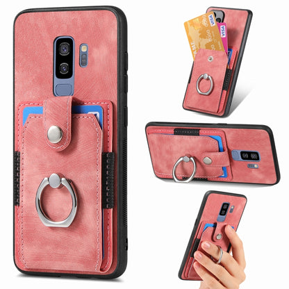 Retro Skin-feel Ring Card Wallet Phone Case, For Samsung Galaxy A56 5G, For Samsung Galaxy A36, For Samsung Galaxy S25 5G, For Samsung Galaxy S25+ 5G, For Samsung Galaxy S25 Ultra 5G, For Sumsung Galaxy A55 5G, For Samsung Galaxy S24 Ultra 5G����������...