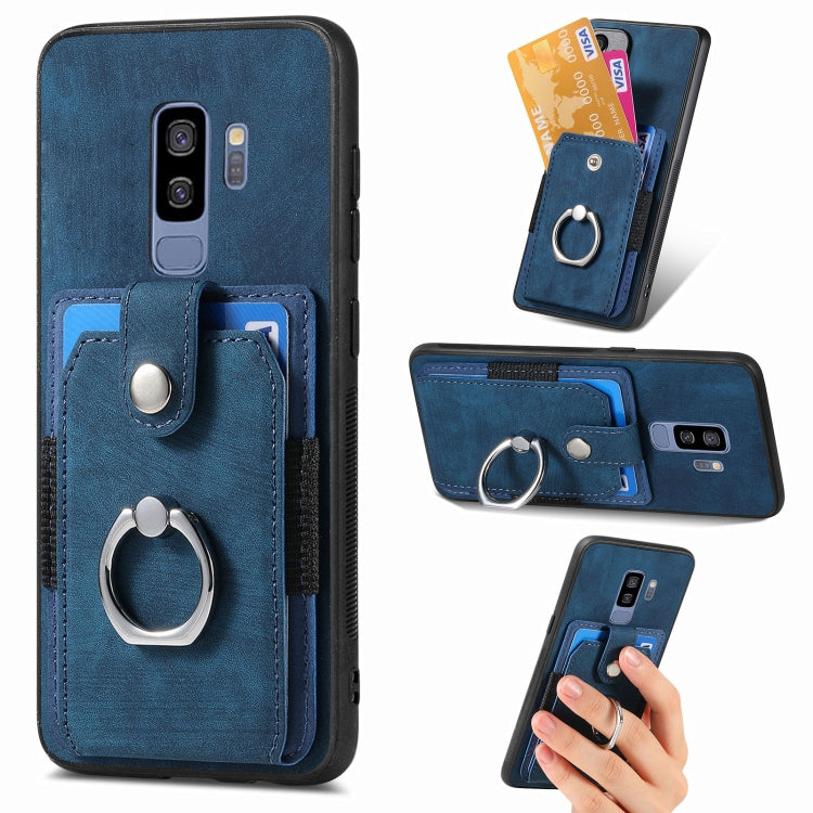 Retro Skin-feel Ring Card Wallet Phone Case, For Samsung Galaxy A56 5G, For Samsung Galaxy A36, For Samsung Galaxy S25 5G, For Samsung Galaxy S25+ 5G, For Samsung Galaxy S25 Ultra 5G, For Sumsung Galaxy A55 5G, For Samsung Galaxy S24 Ultra 5G����������...