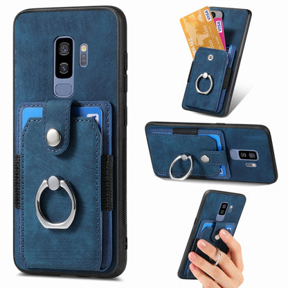 Retro Skin-feel Ring Card Wallet Phone Case, For Samsung Galaxy A56 5G, For Samsung Galaxy A36, For Samsung Galaxy S25 5G, For Samsung Galaxy S25+ 5G, For Samsung Galaxy S25 Ultra 5G, For Sumsung Galaxy A55 5G, For Samsung Galaxy S24 Ultra 5G����������...