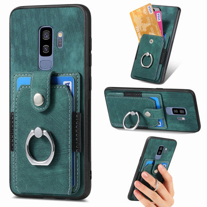 Retro Skin-feel Ring Card Wallet Phone Case, For Samsung Galaxy A56 5G, For Samsung Galaxy A36, For Samsung Galaxy S25 5G, For Samsung Galaxy S25+ 5G, For Samsung Galaxy S25 Ultra 5G, For Sumsung Galaxy A55 5G, For Samsung Galaxy S24 Ultra 5G����������...