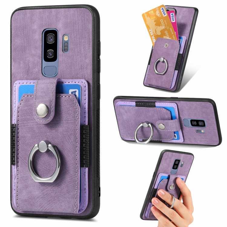 Retro Skin-feel Ring Card Wallet Phone Case, For Samsung Galaxy A56 5G, For Samsung Galaxy A36, For Samsung Galaxy S25 5G, For Samsung Galaxy S25+ 5G, For Samsung Galaxy S25 Ultra 5G, For Sumsung Galaxy A55 5G, For Samsung Galaxy S24 Ultra 5G����������...