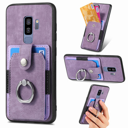 Retro Skin-feel Ring Card Wallet Phone Case, For Samsung Galaxy A56 5G, For Samsung Galaxy A36, For Samsung Galaxy S25 5G, For Samsung Galaxy S25+ 5G, For Samsung Galaxy S25 Ultra 5G, For Sumsung Galaxy A55 5G, For Samsung Galaxy S24 Ultra 5G����������...
