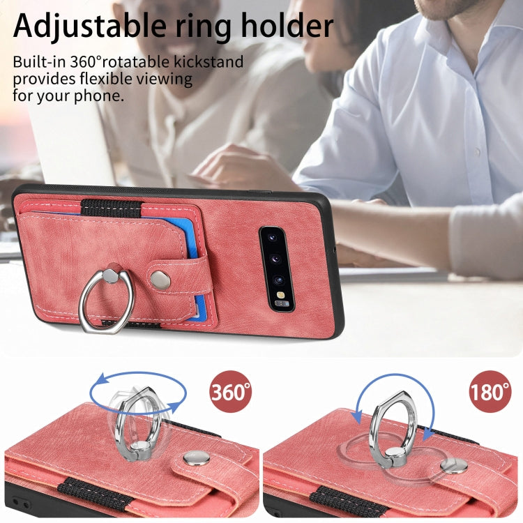 Retro Skin-feel Ring Card Wallet Phone Case, For Samsung Galaxy A56 5G, For Samsung Galaxy A36, For Samsung Galaxy S25 5G, For Samsung Galaxy S25+ 5G, For Samsung Galaxy S25 Ultra 5G, For Sumsung Galaxy A55 5G, For Samsung Galaxy S24 Ultra 5G����������...