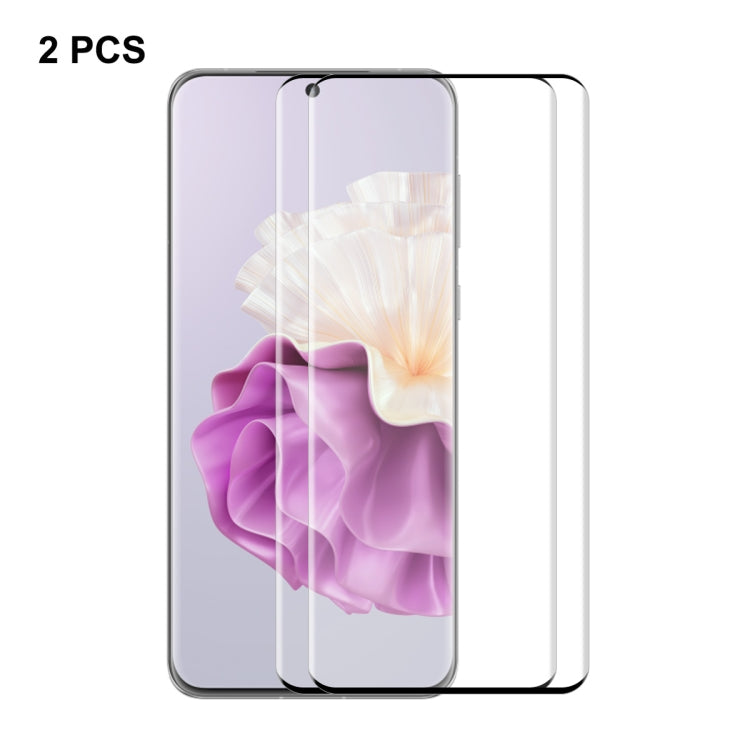 2pcs ENKAY 3D Hot Bending Side Glue Tempered Glass Full Film, For Huawei Mate 70 Air, For Huawei nova 14 Ultra, For Huawei Mate 70 Pro, For Huawei nova 13 Pro, For Huawei Pura 70 Pro / 70 Pro+ / 70 Ultra, For Huawei nova 12 Pro / nova 12 Ultra         ...