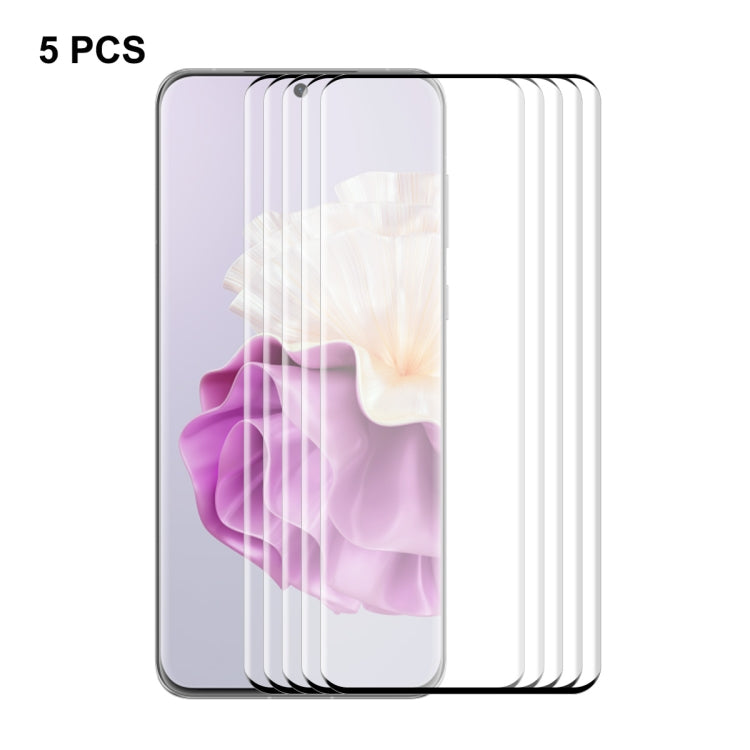 5pcs ENKAY 3D Hot Bending Side Glue Tempered Glass Full Film, For Huawei Mate 70 Air, For Huawei nova 14 Ultra, For Huawei Mate 70 Pro, For Huawei nova 13 Pro, For Huawei P60 Pro / Art, For Huawei Pura 70 Pro / 70 Pro+ / 70 Ultra                       ...