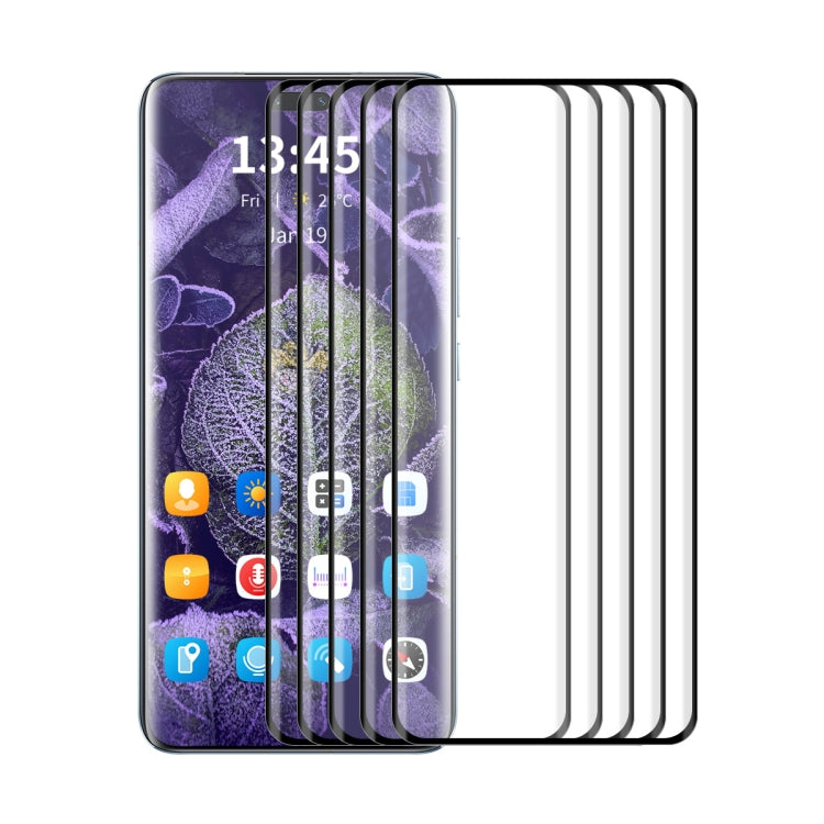 5pcs ENKAY 3D Hot Bending Side Glue Tempered Glass Full Film, For Huawei Mate 70 Air, For Huawei nova 14 Ultra, For Huawei Mate 70 Pro, For Huawei nova 13 Pro, For Huawei P60 Pro / Art, For Huawei Pura 70 Pro / 70 Pro+ / 70 Ultra                       ...