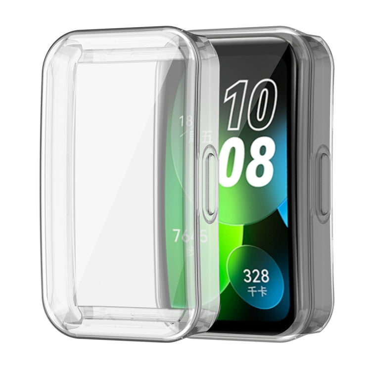 ENKAY Hat-Prince Full Coverage Transparent Soft TPU Watch Case with Screen Protection, For Huawei Band 8 / 9