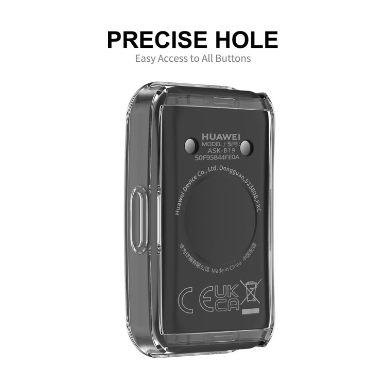 ENKAY Hat-Prince Full Coverage Transparent Soft TPU Watch Case with Screen Protection, For Huawei Band 8 / 9