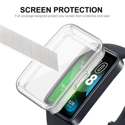 ENKAY Hat-Prince Full Coverage Transparent Soft TPU Watch Case with Screen Protection, For Huawei Band 8 / 9