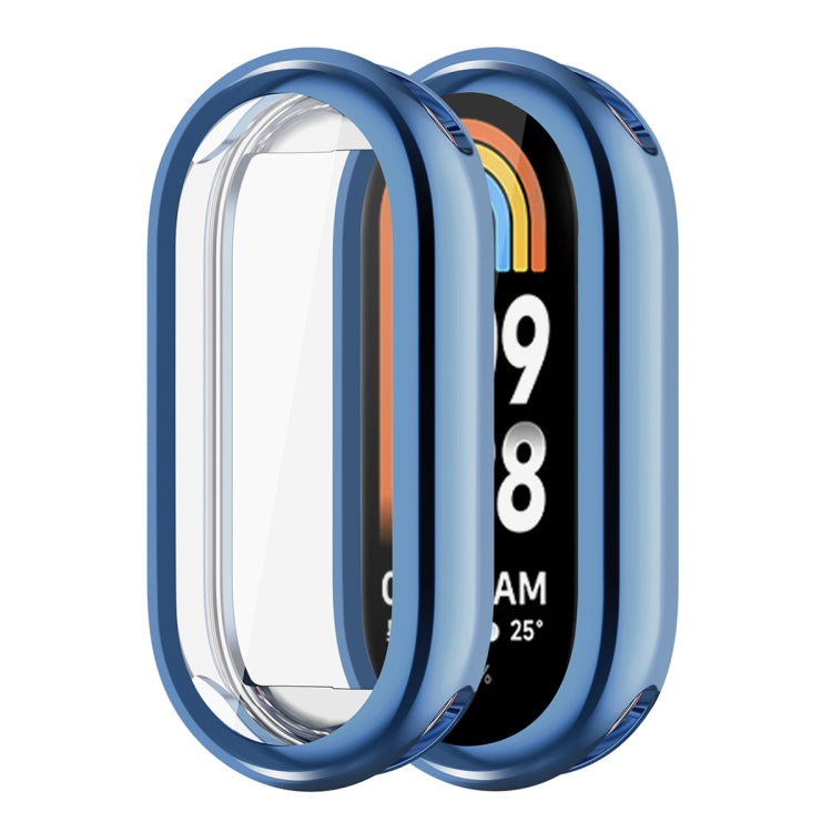 ENKAY Hat-Prince Full Coverage Electroplated Soft TPU Case with Screen Protection, For Xiaomi Mi Band 8