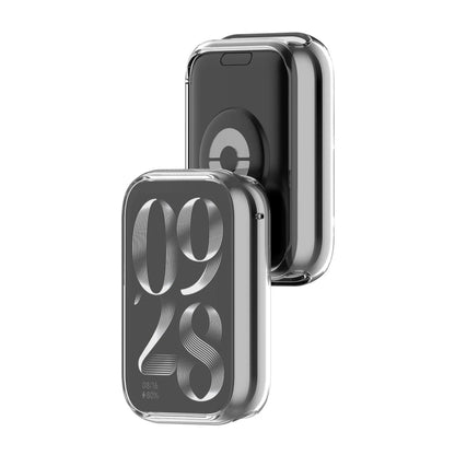 ENKAY Hat-Prince Full Coverage Transparent Soft TPU Case with Screen Protection, For Xiaomi Mi Band 8 Pro, For Xiaomi Mi Band 8, For Xiaomi Smart Band 9 / 9 NFC