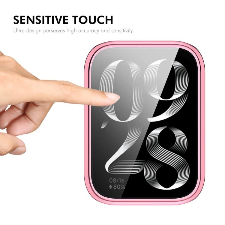 ENKAY Hat-Prince Full Coverage Transparent Soft TPU Case with Screen Protection, For Xiaomi Mi Band 8 Pro, For Xiaomi Mi Band 8, For Xiaomi Smart Band 9 / 9 NFC